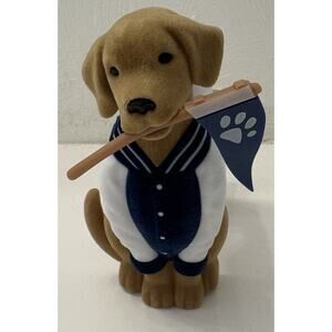 NEW BATH & BODY WORKS COLLEGIATE DOG PUP JACKET FLAG WALLFLOWER PLUG IN HOLDER